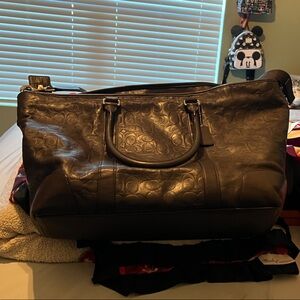 Women’s Dark Brown Coach Leather Bag